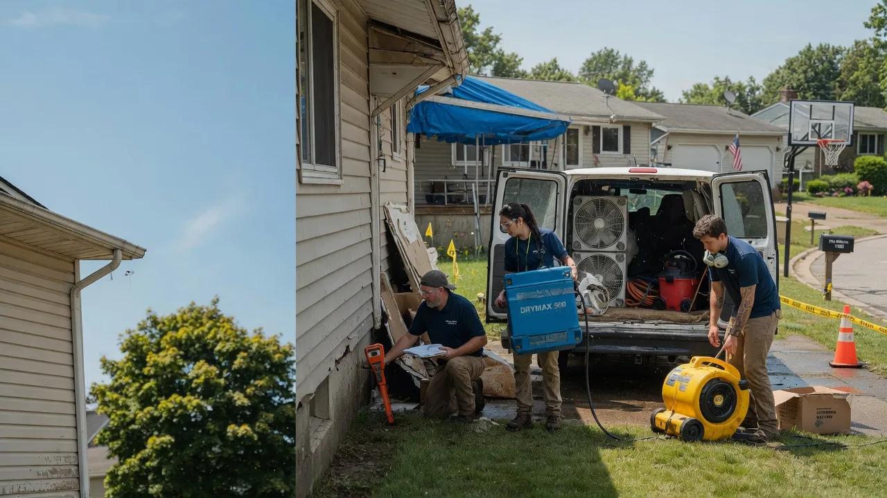 Ceiling Leak Cleanup in North Collins, NY near me